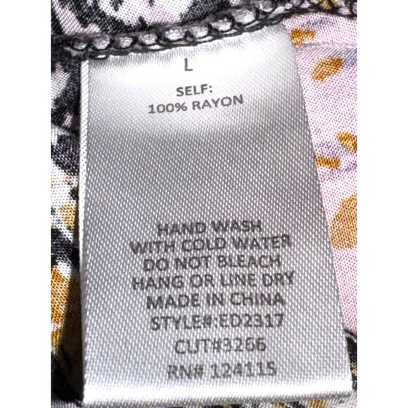 Elodie Womens Boho-Style Sleeveless Summer Dress L Rayon Multicolor - Picture 3 of 9